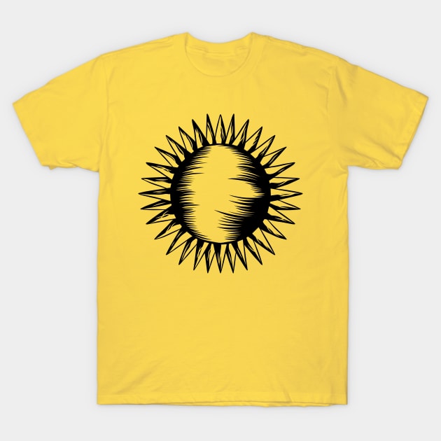 Engraved Sun Enchanced T-Shirt by growingartwork